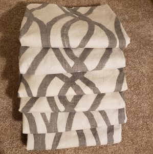 West Elm Accents - West Elm Curtains - Cotton Canvas Scribble Lattice West Elm Accents - West Elm Curtains - Cotton Canvas Scribble Lattice